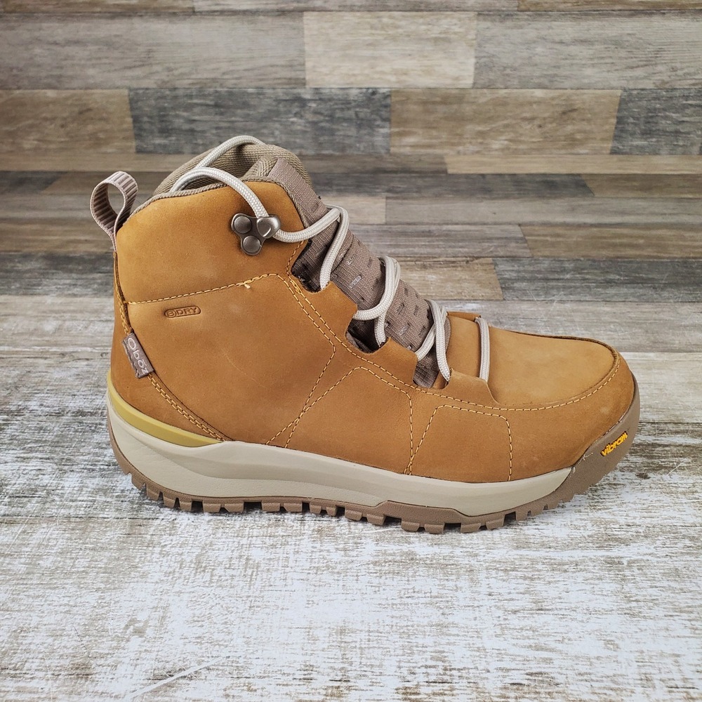 Oboz Sphinx Mid 200g Women Hiking Boots Sz 8 Tamarack Mid Top Lace-Up Waterproof